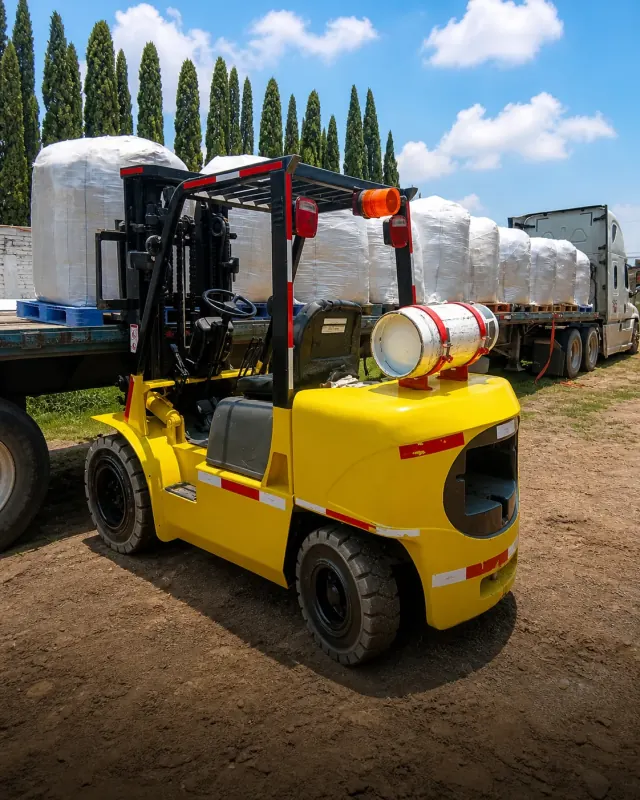 Montacargas APSA para movimiento de materiales